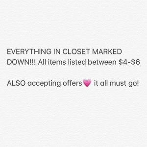 Tops, Dresses, Sweaters, Shorts 💗